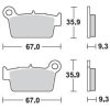 Bromsbelägg BAK Sintered BRAKING – miniatyr 1