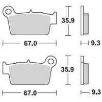 Bromsbelägg BAK Sintered BRAKING