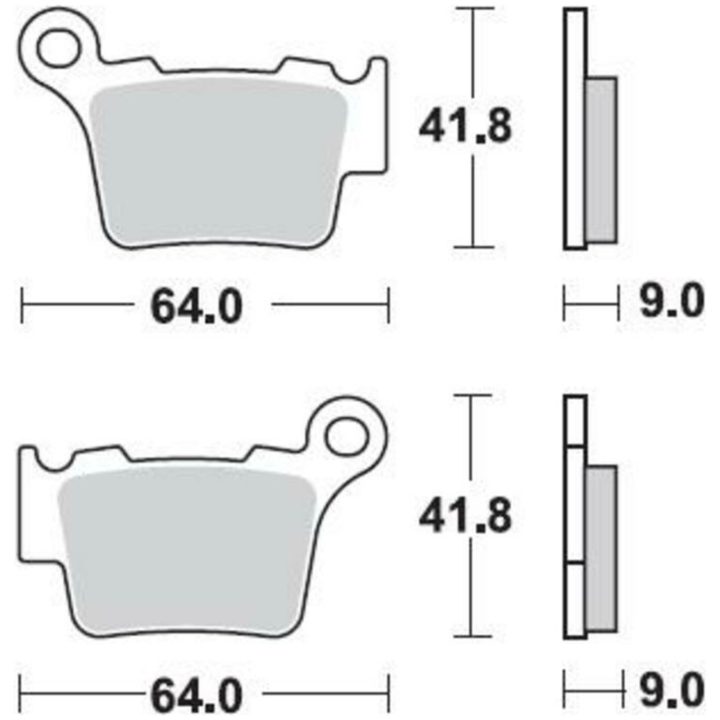 Bromsbelägg BAK Sintered BRAKING – bild 3