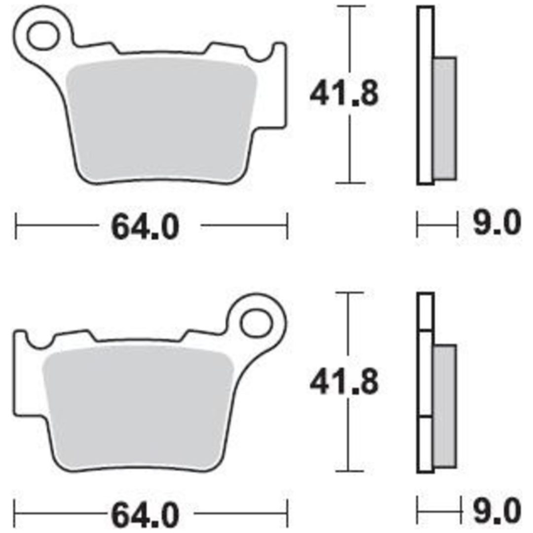 Bromsbelägg BAK Sintered BRAKING