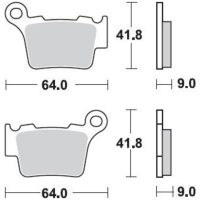 Bromsbelägg BAK Sintered BRAKING