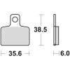 Bromsbelägg BAK Sintrad Metall BRAKING – miniatyr 1