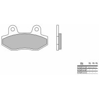 Bromsbelägg BAK Sintrad Metall Brembo