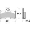 Bromsbelägg BAK Sintrad Metall Brembo – miniatyr 1