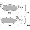 Bromsbelägg BAK Sintrad Metall Brembo – miniatyr 1