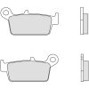 Bromsbelägg BAK Sintrad Metall Brembo – miniatyr 3