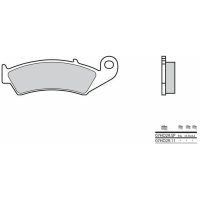Bromsbelägg BAK Sintrad Metall Brembo