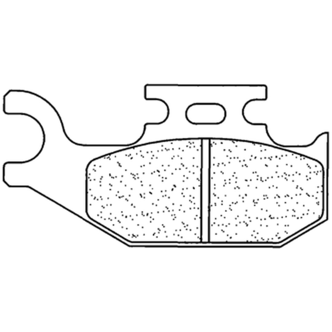 Bromsbelägg BAK Sintrad Metall CL Brakes