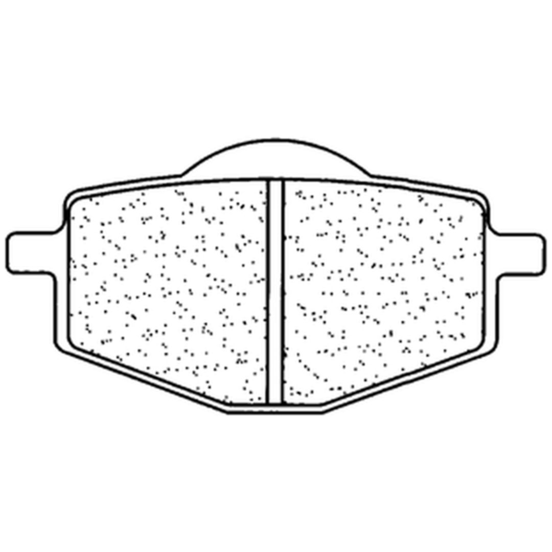 Bromsbelägg BAK Sintrad Metall CL Brakes