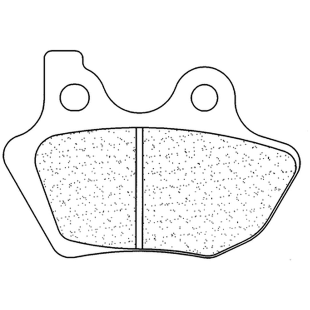 Bromsbelägg BAK Sintrad Metall CL Brakes