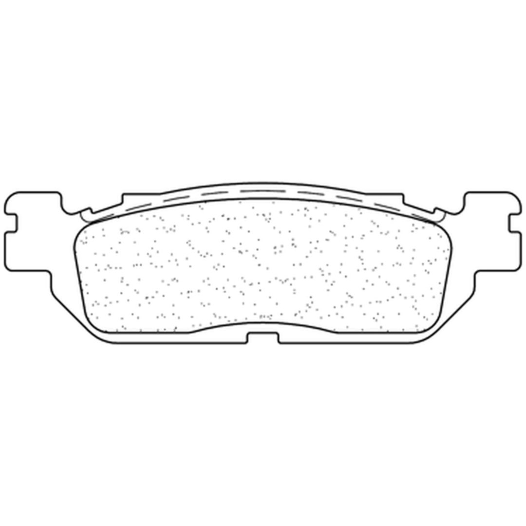 Bromsbelägg BAK Sintrad Metall CL Brakes