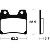 Bromsbelägg BAK Sintrad Metall Tecnium – miniatyr 2