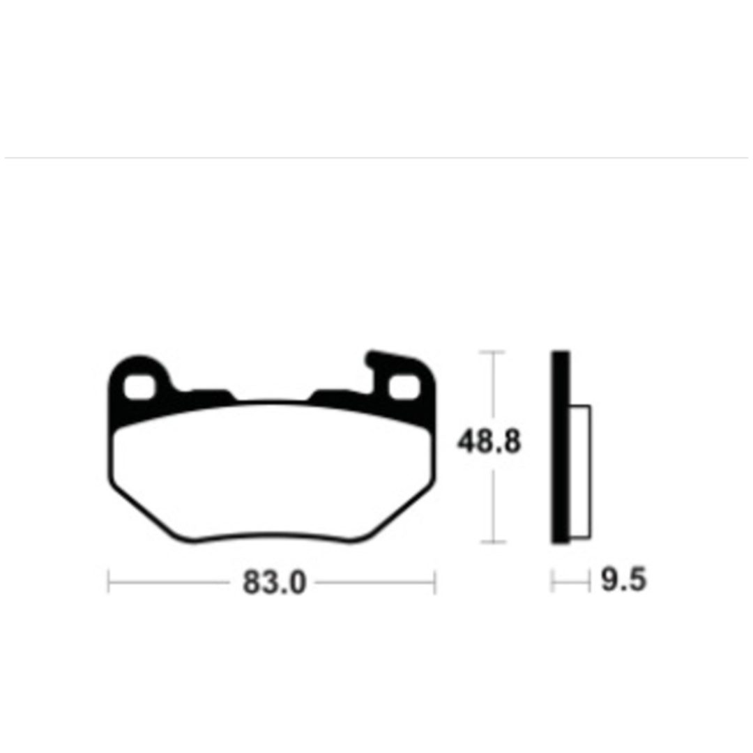 Bromsbelägg BAK Sintrad Metall Tecnium