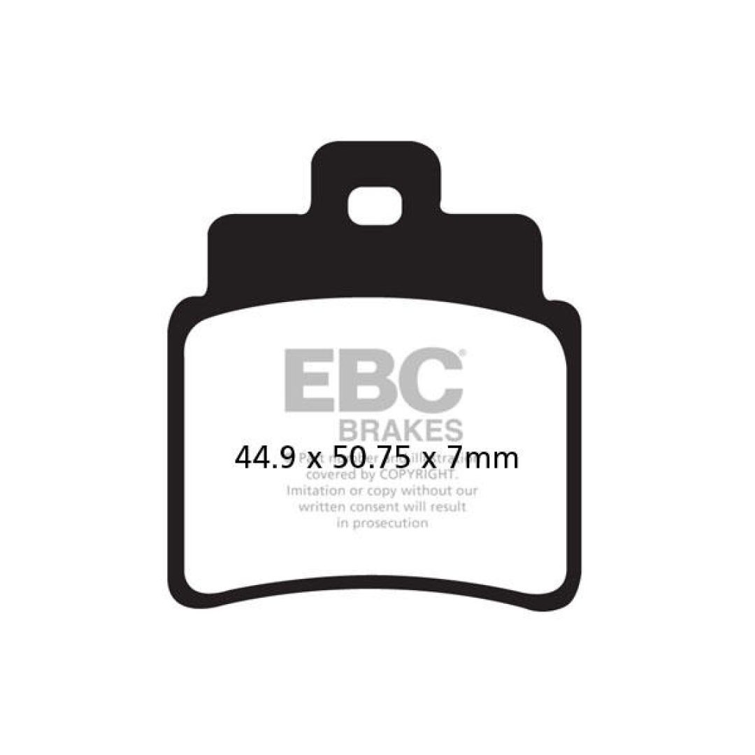 Bromsbelägg BAK Standard EBC BRAKE PAD CARBON ENDURO