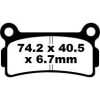 Bromsbelägg BAK Standard EBC Standard – miniatyr 1
