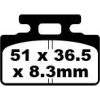 Bromsbelägg BAK Standard EBC Standard – miniatyr 1