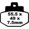 Bromsbelägg BAK Standard EBC Standard – miniatyr 1