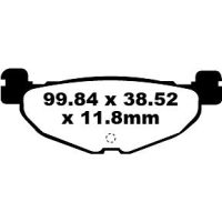 Bromsbelägg BAK Standard EBC
