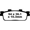 Bromsbelägg BAK Standard EBC Standard – miniatyr 1
