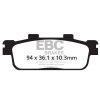 Bromsbelägg BAK TT Sport Carbon EBC BRAKE PAD CARBON ENDURO – miniatyr 1