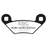 Bromsbelägg BAK TT Sport Carbon EBC