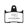 Bromsbelägg BAK V-Semi Sinter EBC Bak – miniatyr 1