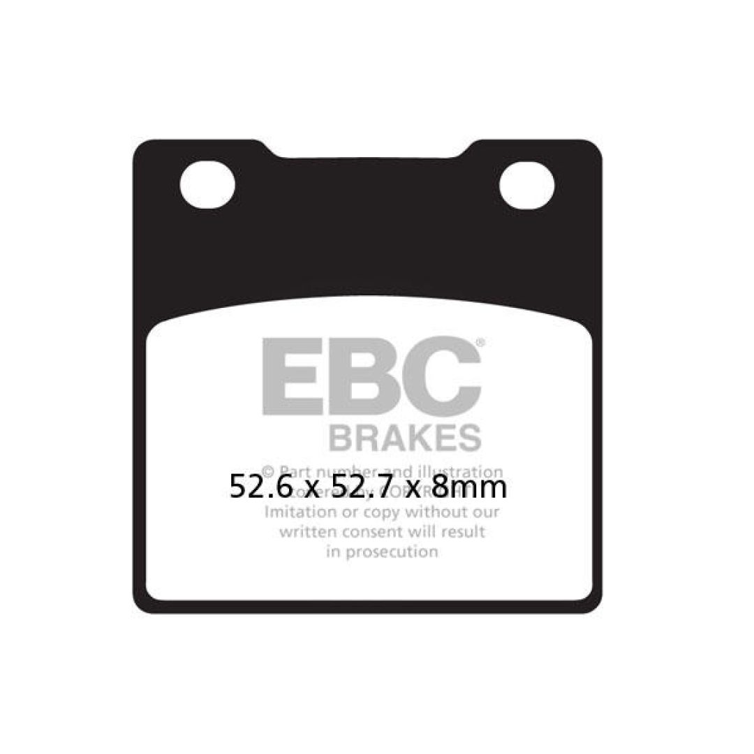 Bromsbelägg BAK V-Semi Sinter EBC Bak