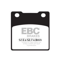 Bromsbelägg BAK V-Semi Sinter EBC