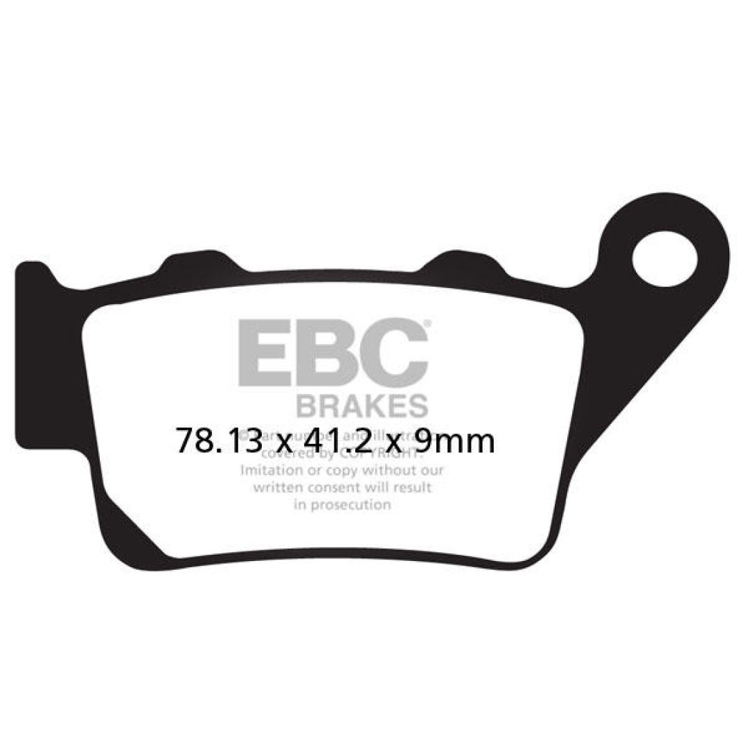 Bromsbelägg BAK V-Semi Sinter EBC Bak
