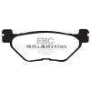 Bromsbelägg BAK V-Semi Sinter EBC BRAKE PAD SEMI-SINTER TOURING – miniatyr 1