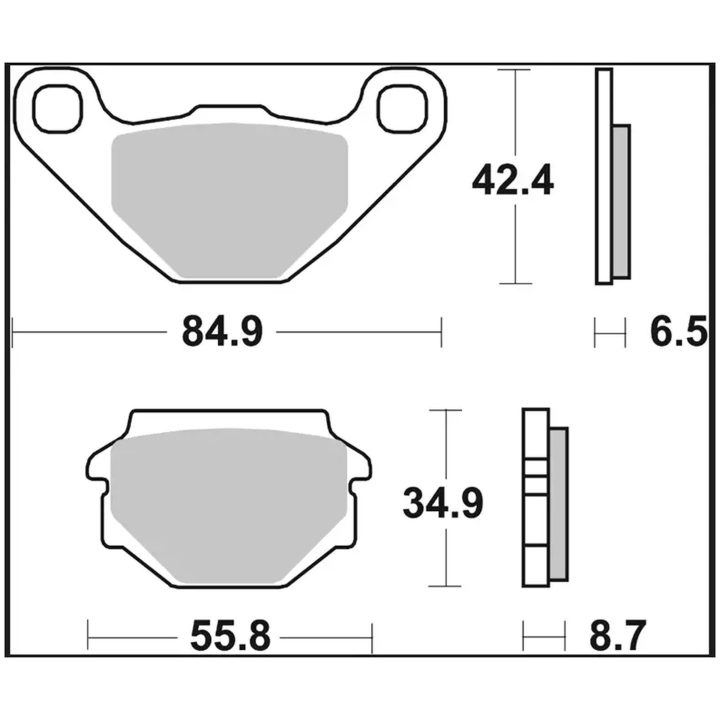 Bromsbelägg Carbon Ceramic Prime Line BREMBO – bild 3