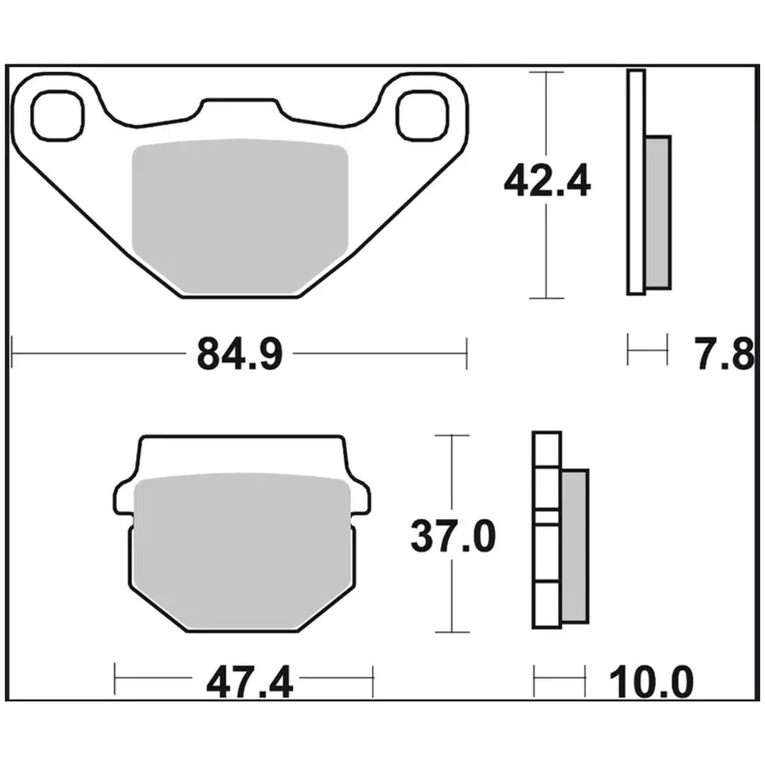 Bromsbelägg Carbon Ceramic Prime Line BREMBO – bild 3