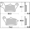 Bromsbelägg Carbon Ceramic Prime Line BREMBO – miniatyr 3