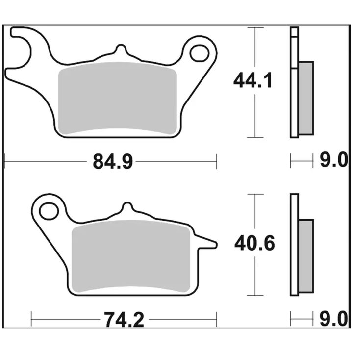Bromsbelägg Carbon Ceramic Prime Line BREMBO – bild 3