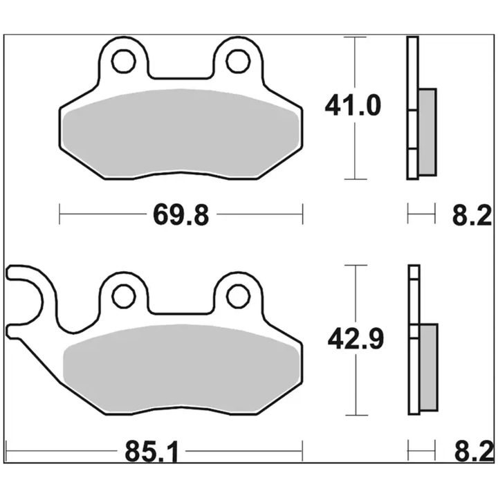 Bromsbelägg Carbon Ceramic Prime Line BREMBO – bild 2
