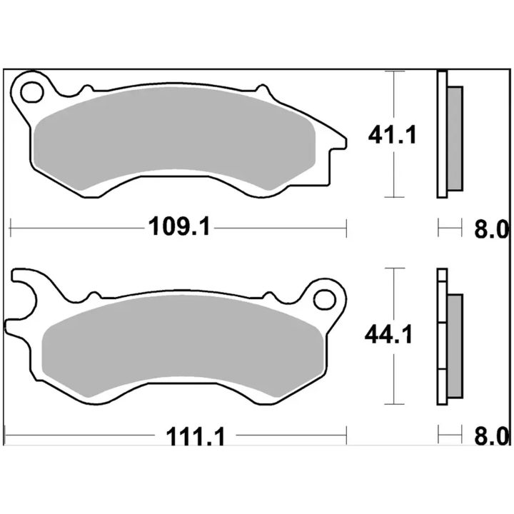 Bromsbelägg Carbon Ceramic Prime Line BREMBO – bild 3