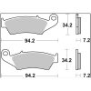 Bromsbelägg Carbon Ceramic TT Prime Line BREMBO – miniatyr 2