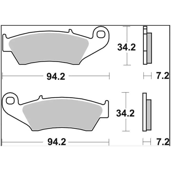 Bromsbelägg Carbon Ceramic TT Prime Line BREMBO – bild 2