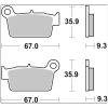 Bromsbelägg Carbon Ceramic TT Prime Line BREMBO – miniatyr 2