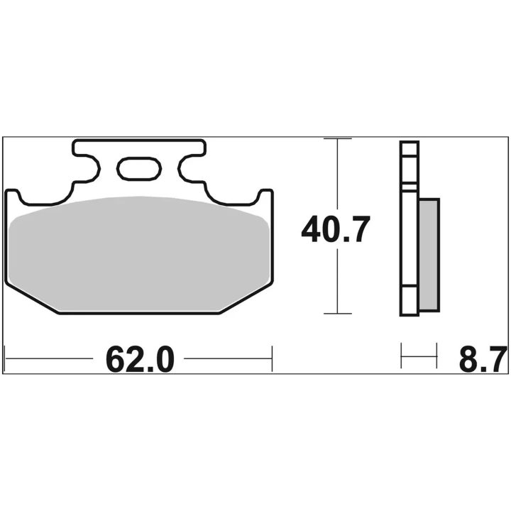 Bromsbelägg Carbon Ceramic TT Prime Line BREMBO – bild 3