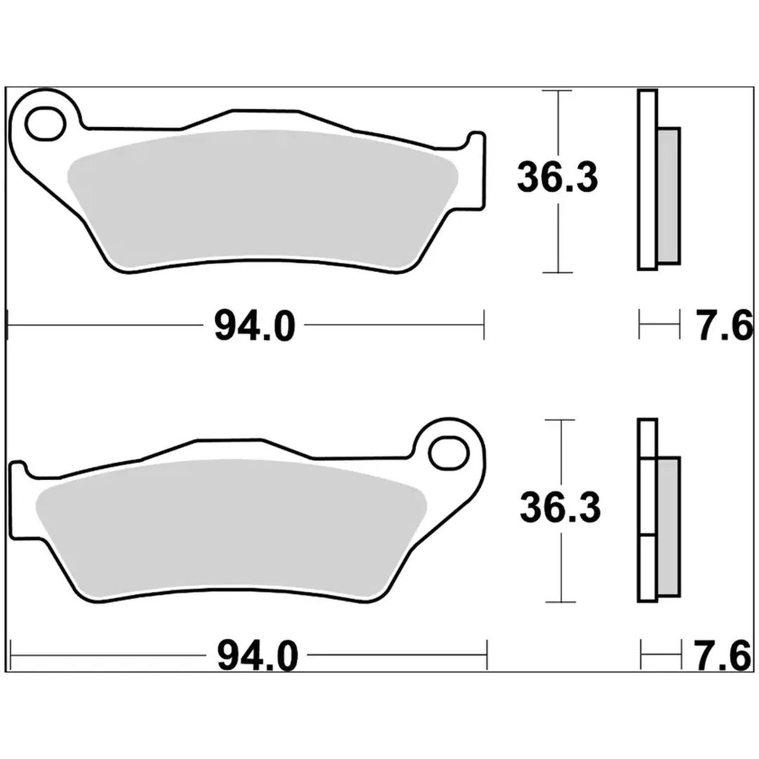 Bromsbelägg CC Carbon Ceramic Prime Line BREMBO – bild 2
