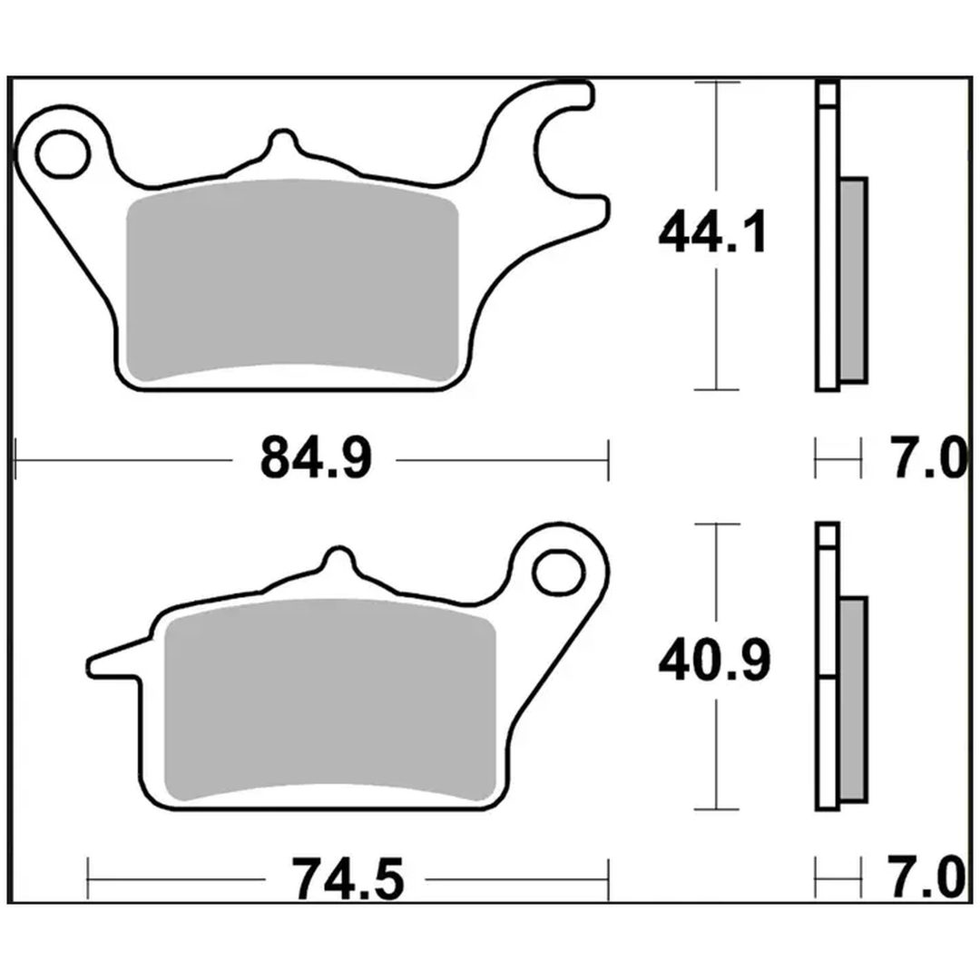 Bromsbelägg CC Carbon Ceramic Prime Line BREMBO – bild 2