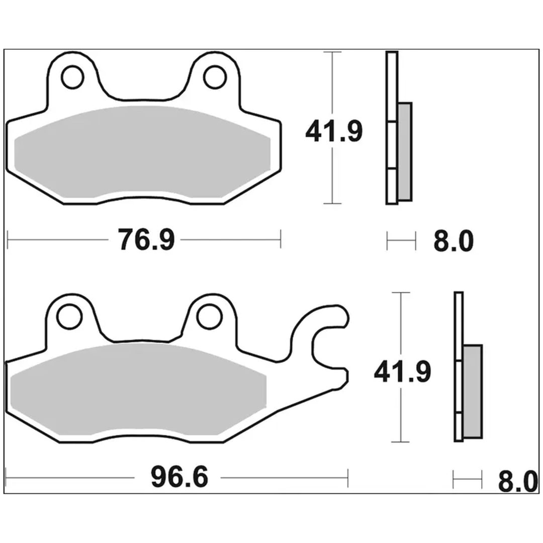 Bromsbelägg CC Carbon Ceramic Prime Line BREMBO – bild 2