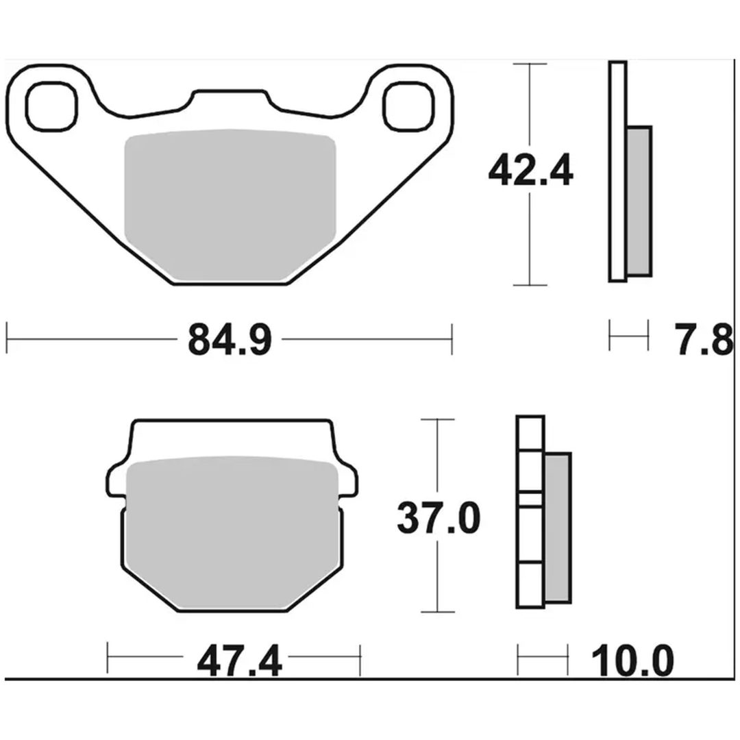 Bromsbelägg CC Carbon Ceramic Prime Line BREMBO – bild 2