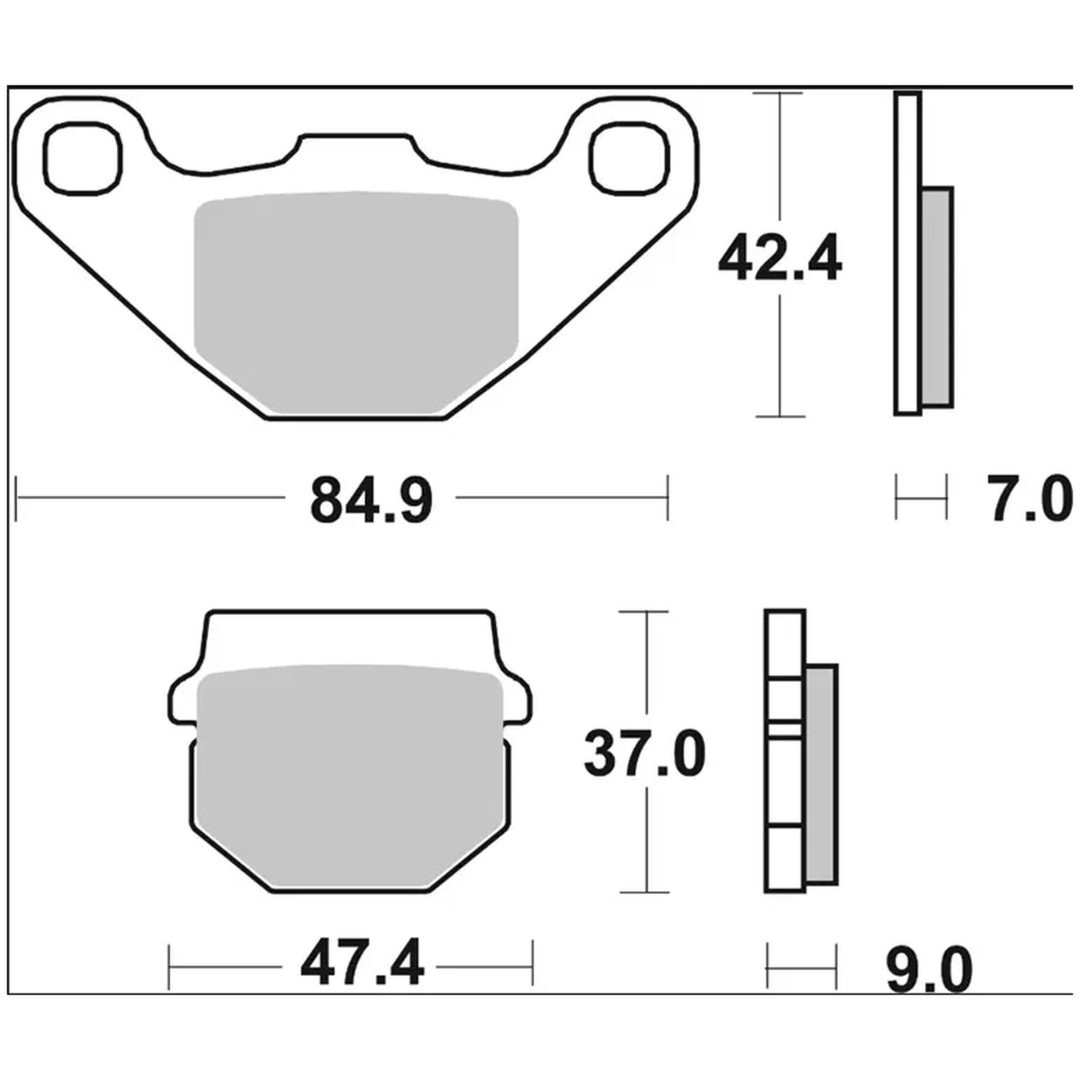 Bromsbelägg CC Carbon Ceramic Prime Line BREMBO – bild 3