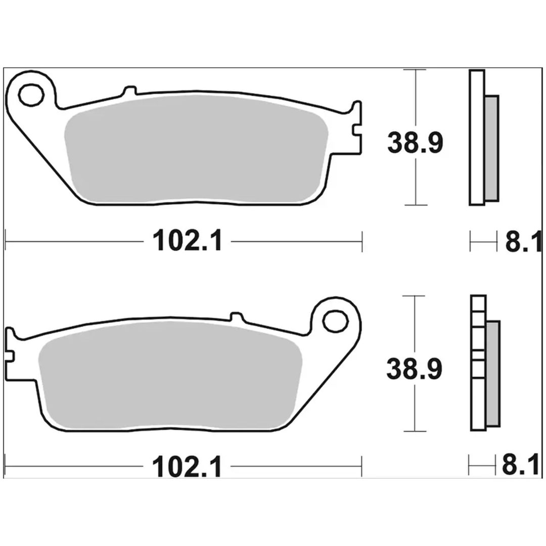Bromsbelägg CC Carbon Ceramic Prime Line BREMBO – bild 3