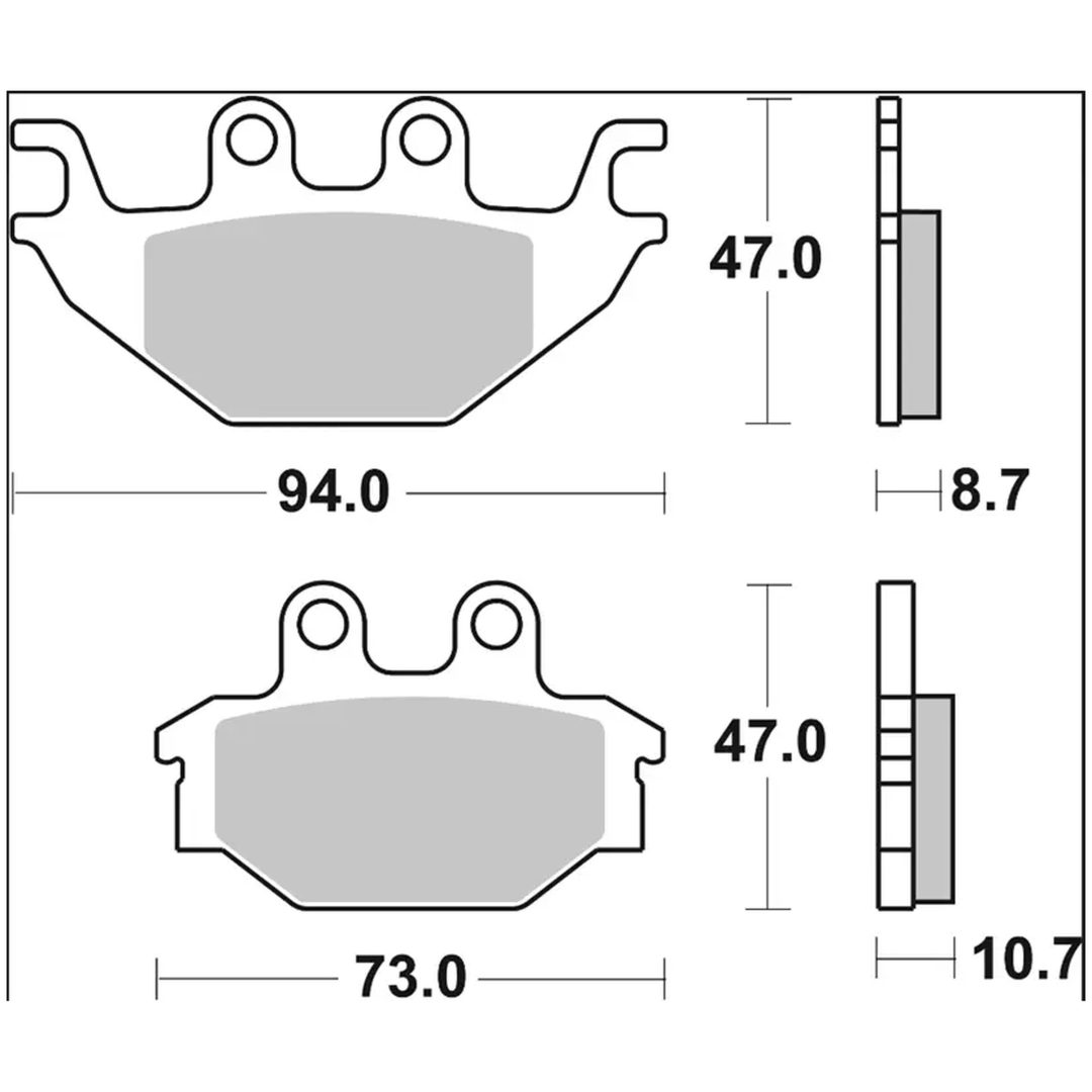 Bromsbelägg CC Carbon Ceramic Prime Line BREMBO – bild 3