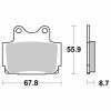 Bromsbelägg Ceramic SBS – miniatyr 2