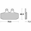 Bromsbelägg Ceramic SBS – miniatyr 2