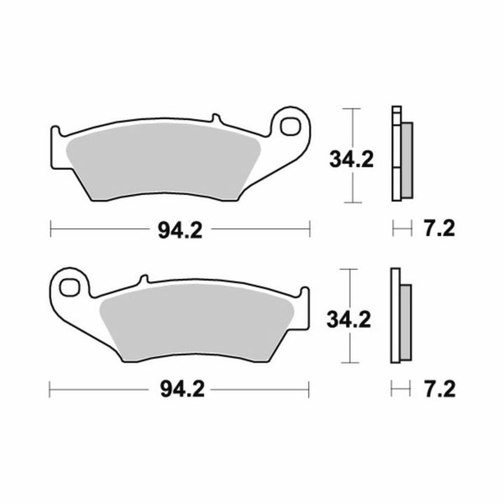 Bromsbelägg Ceramic SBS – bild 2